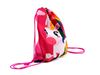 Picture of 12pk Pink Unicorn Rainbow Drawstring Backpacks Party Favors