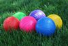 six piece mini colorful dodge balls