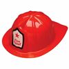 Red plastic Fireman kids hats