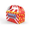 Red Circus carnival birthday treat boxes