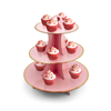 Pink 3 tier cupcake stand